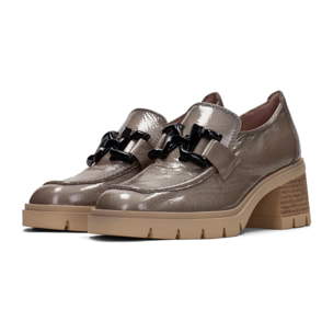 Mocasin Everest Taupe 6 cm