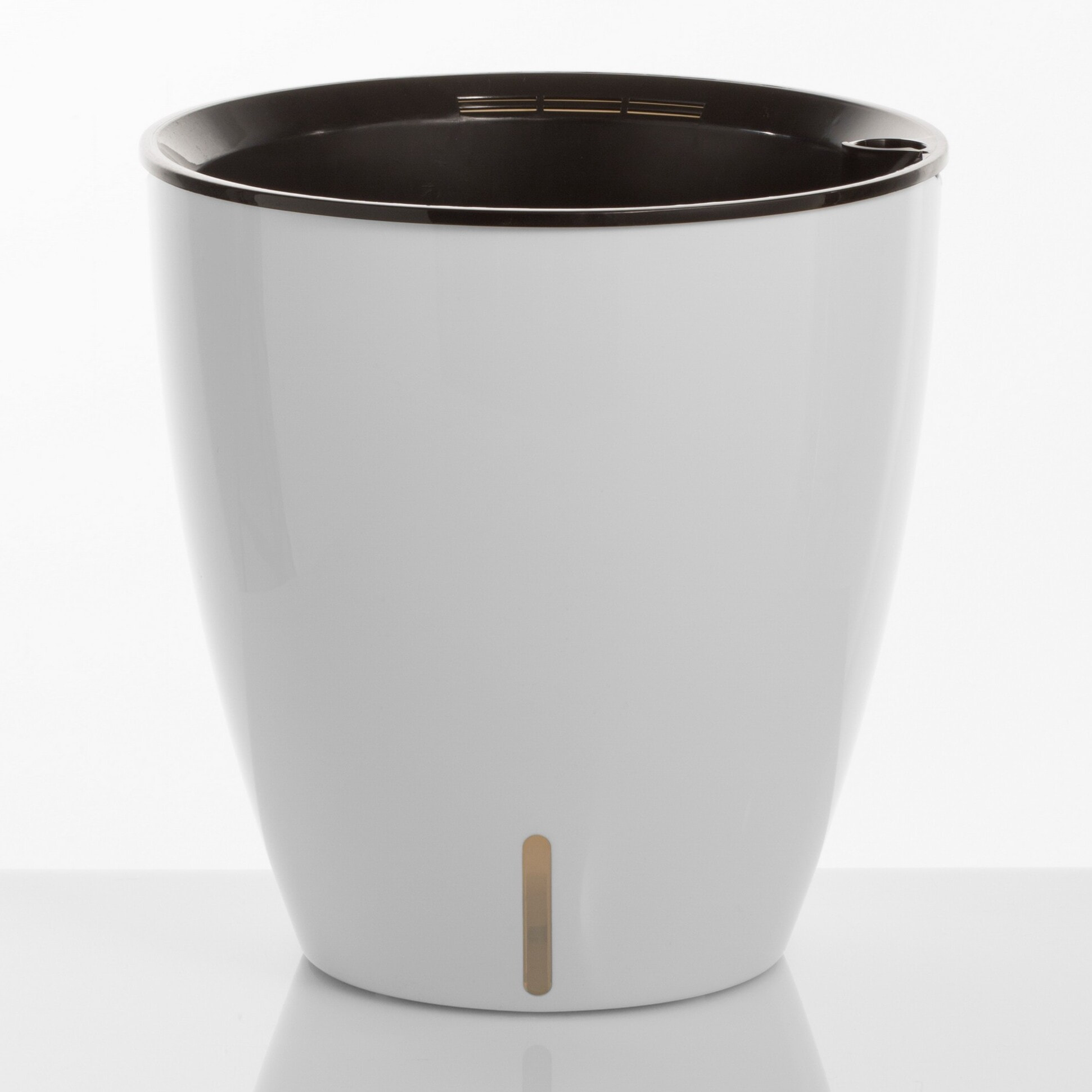 Pot de fleurs à réserve d’eau Tomasucci TULIP, en polypropylène, blanc, 30 × 30 × 23 cm