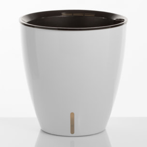 Pot de fleurs à réserve d’eau Tomasucci TULIP, en polypropylène, blanc, 30 × 30 × 23 cm