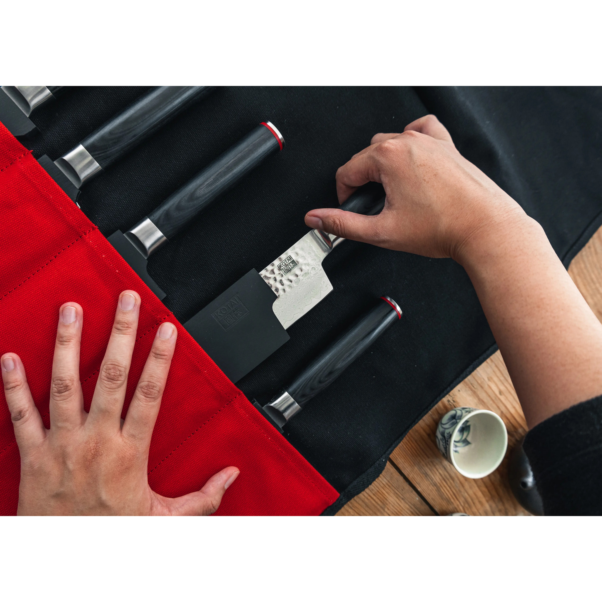 Set Nomade Complet de couteaux (6 pièces) - Collection Bunka San-Mai