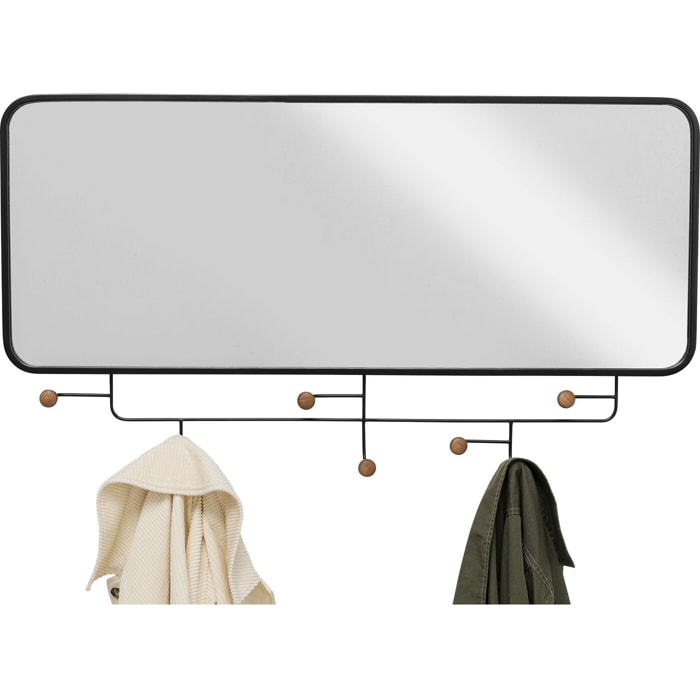 Portemanteau miroir Gina 54x100cm Kare Design