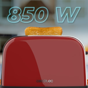 Cecotec Tostador vertical Tostador vertical Toastin' time 850 Red