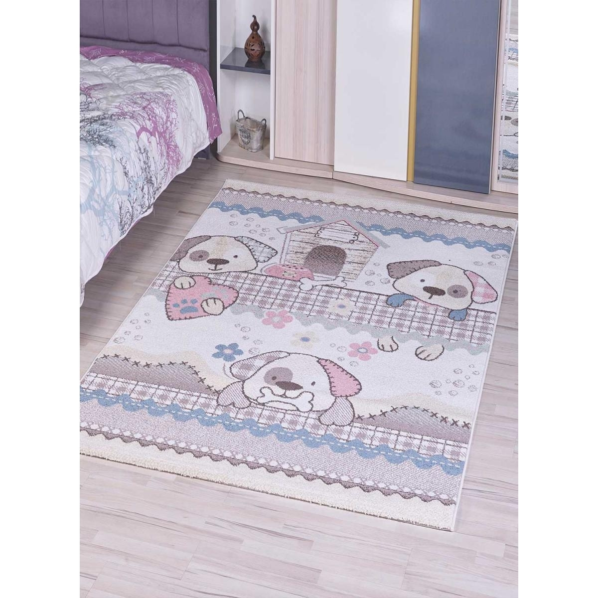 Tapis enfant tissé LUCI