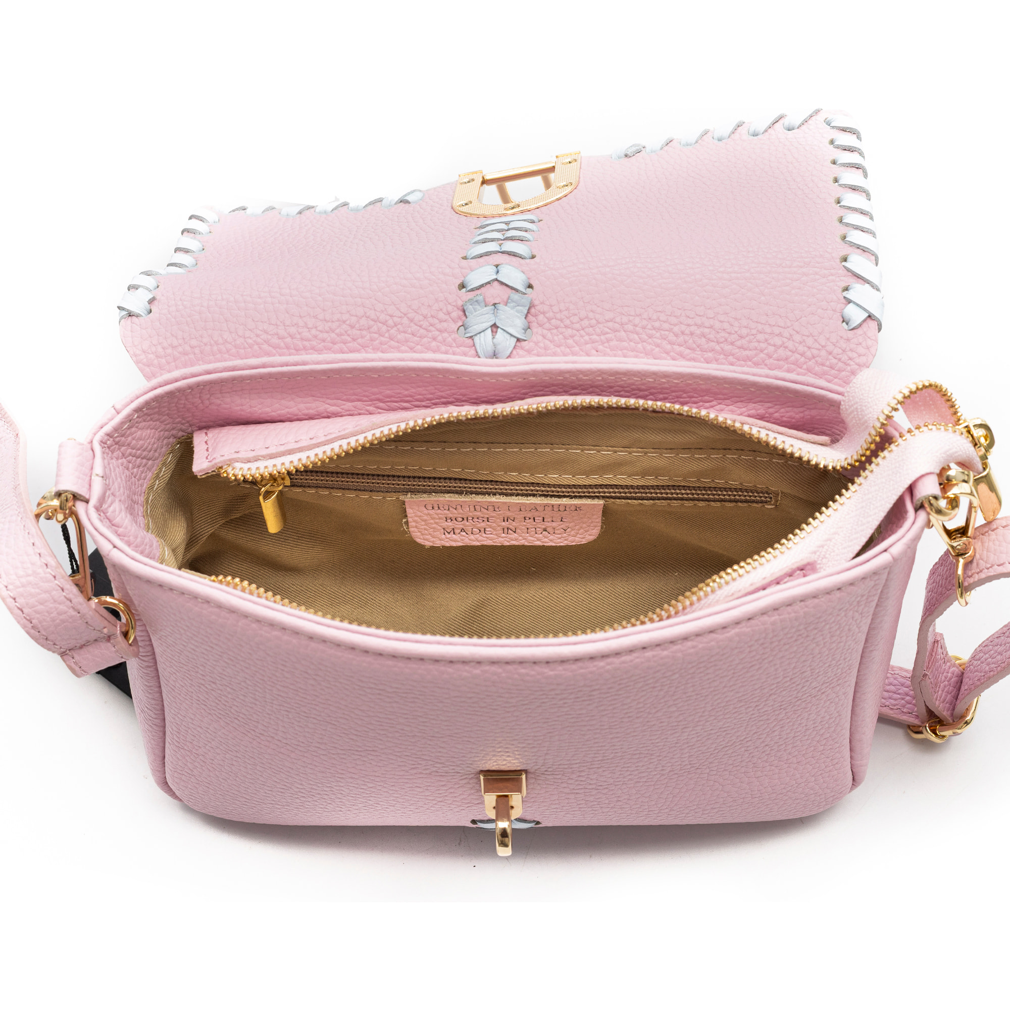 Basicò Bolso de mano Mujer. Piel auténtica Dollaro