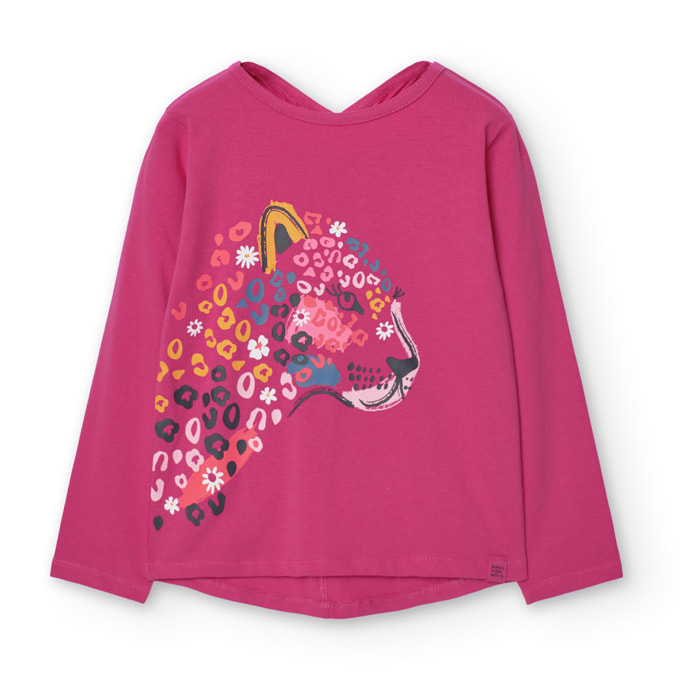 Camiseta punto elástico de niña -BCI