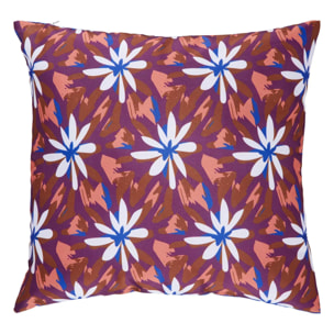 Housse de coussin d extérieur "Lahna" terracotta 40x40cm