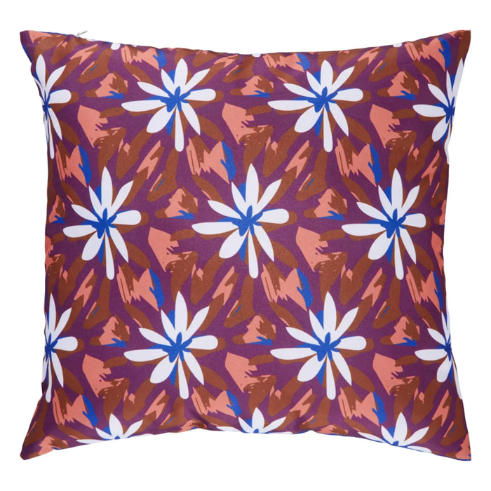 Housse de coussin d extérieur "Lahna" terracotta 40x40cm