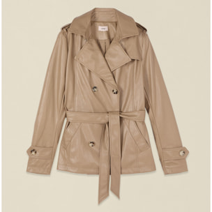 Oltre - Trench corto doppiopetto - Beige
