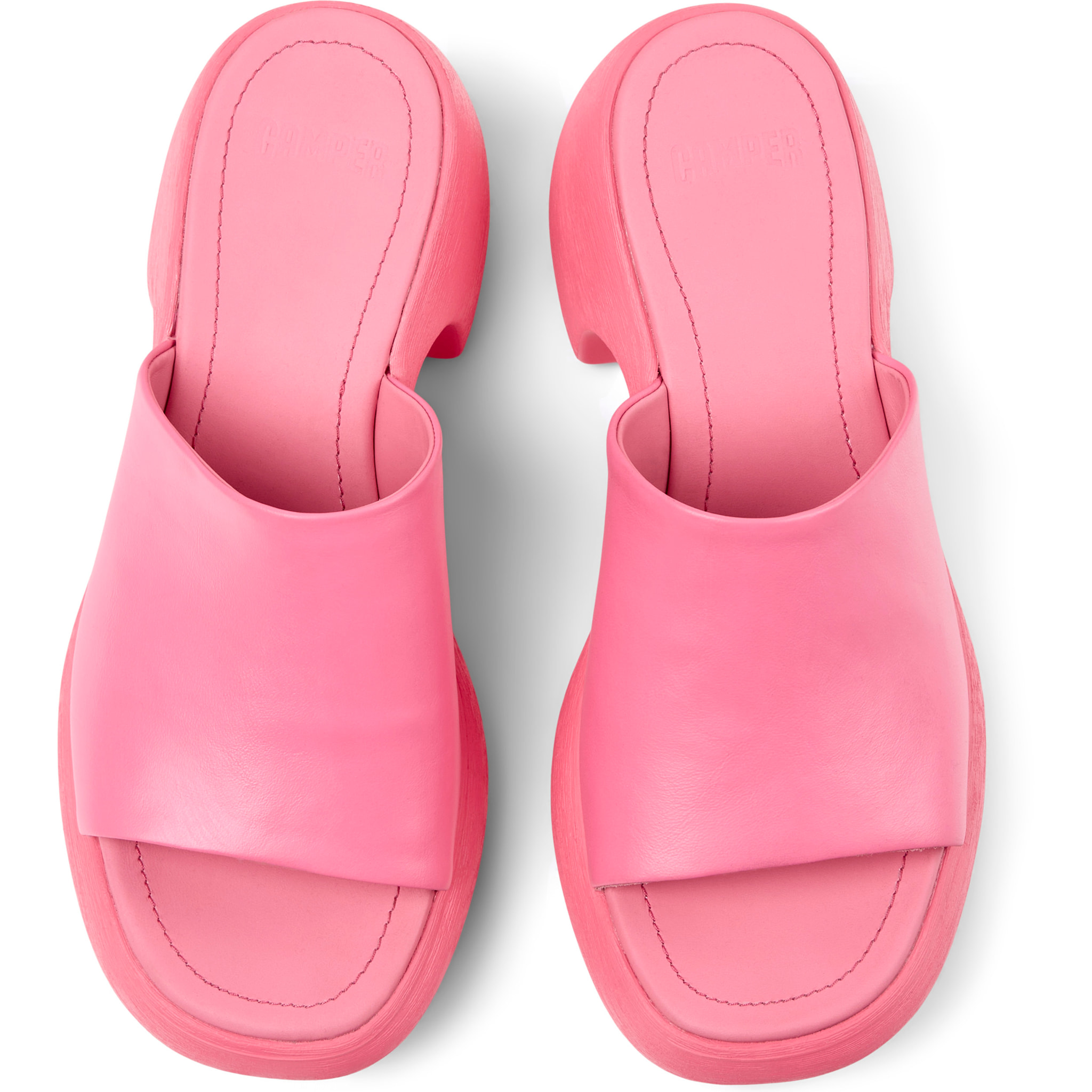 Sandalias - CAMPER Thelma - Rosa - Cuero liso