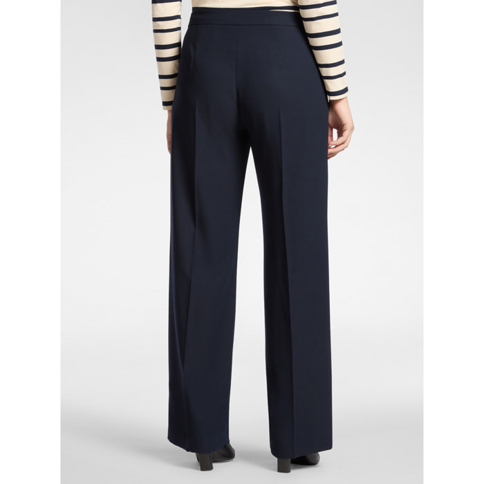 Elena Mirò - Pantaloni in cady - Blu