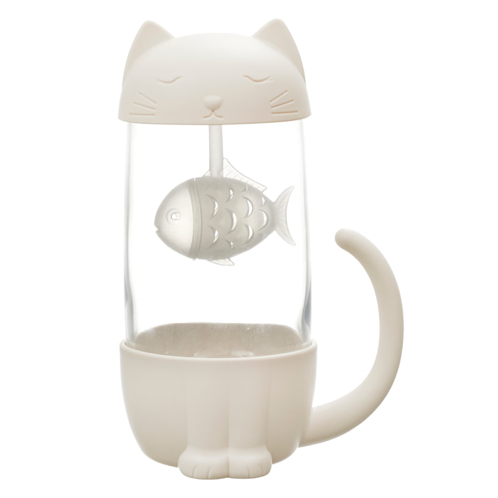 Mug Infuseur Poisson Chat 30cl