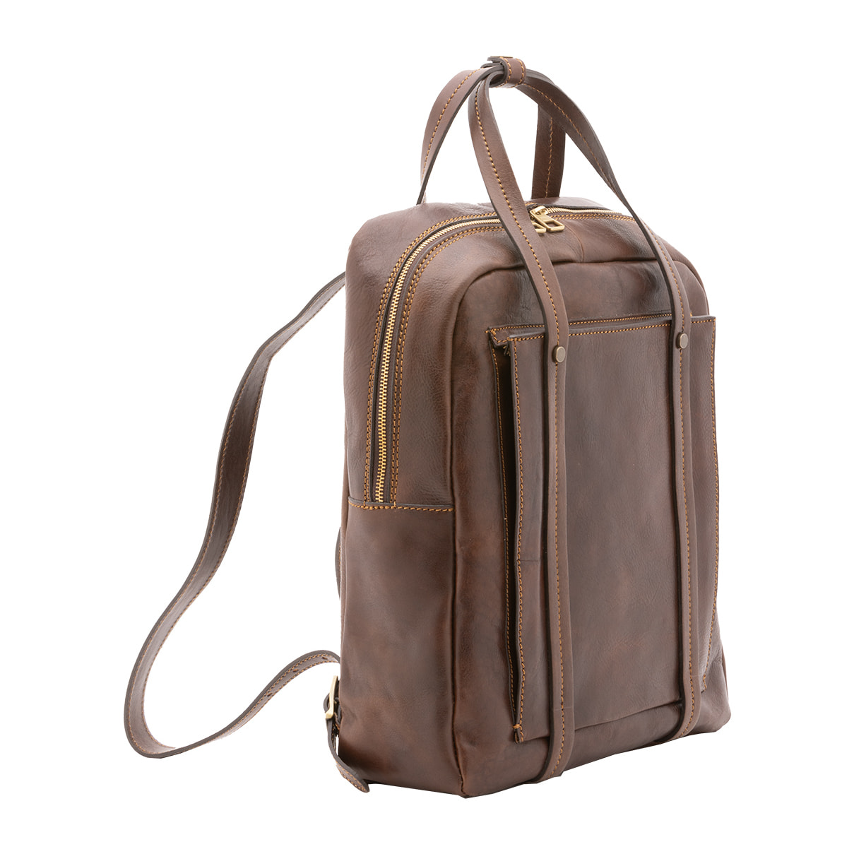 Zaino  unisex In Vera pelle Made in Italy 43x33x11 cm
