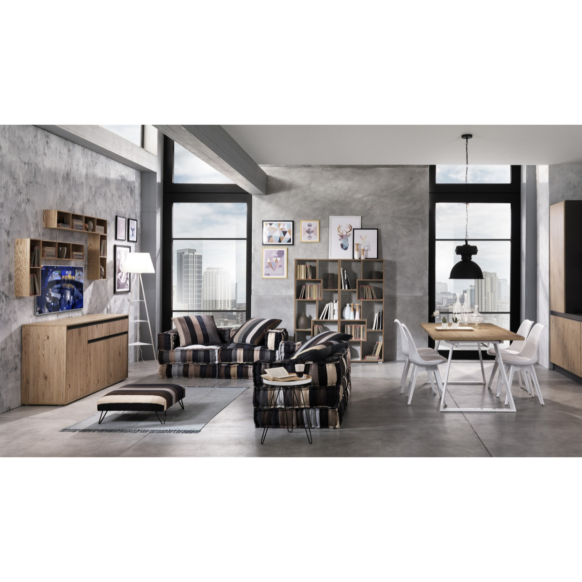 Tomasucci SET 4 SEDIE KIKI EVO WHITE bianco