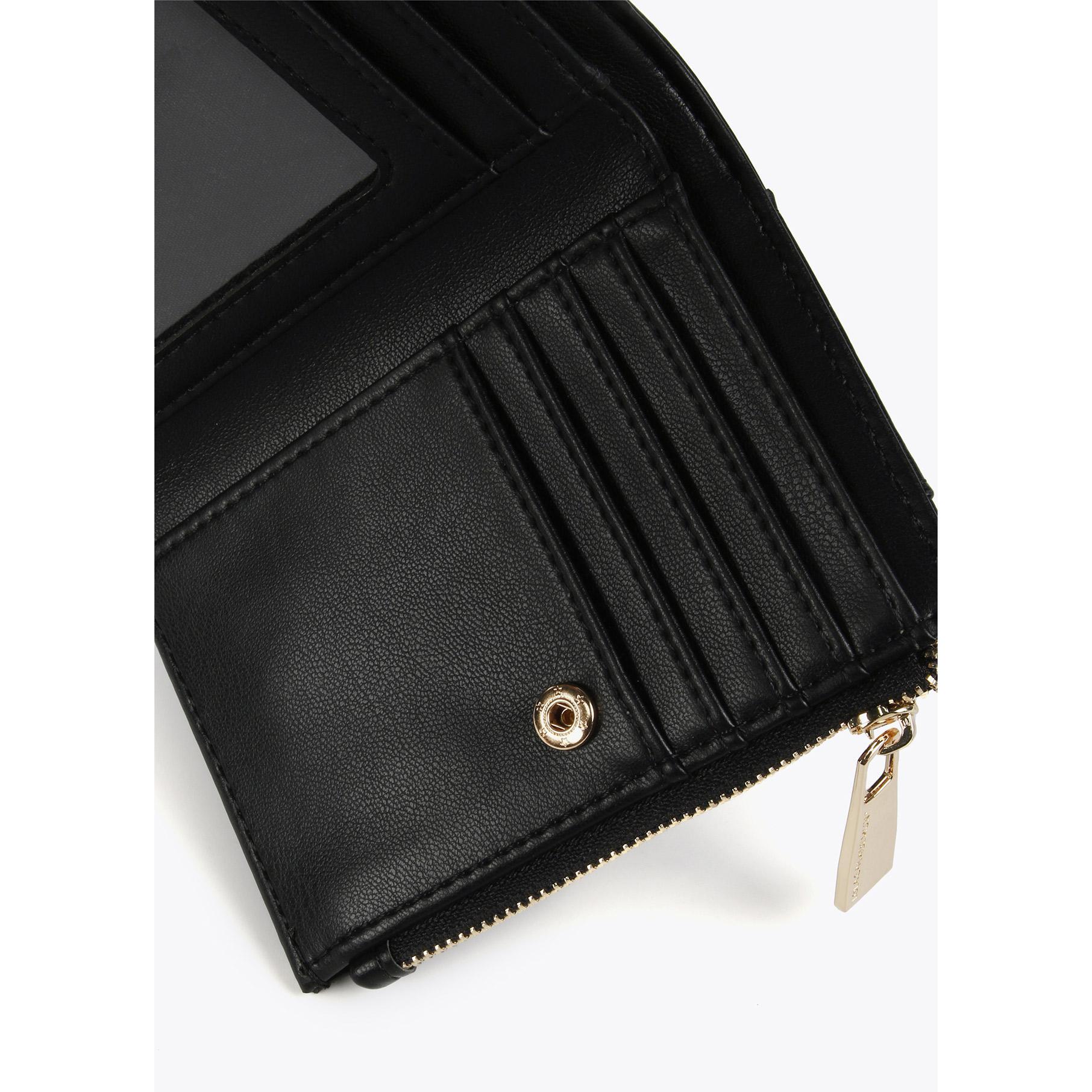 Portafoglio nero e dorato