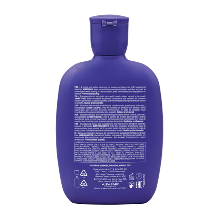 ALFAPARF MILANO Semi Di Lino Anti-Yellow Low Shampoo 250ml