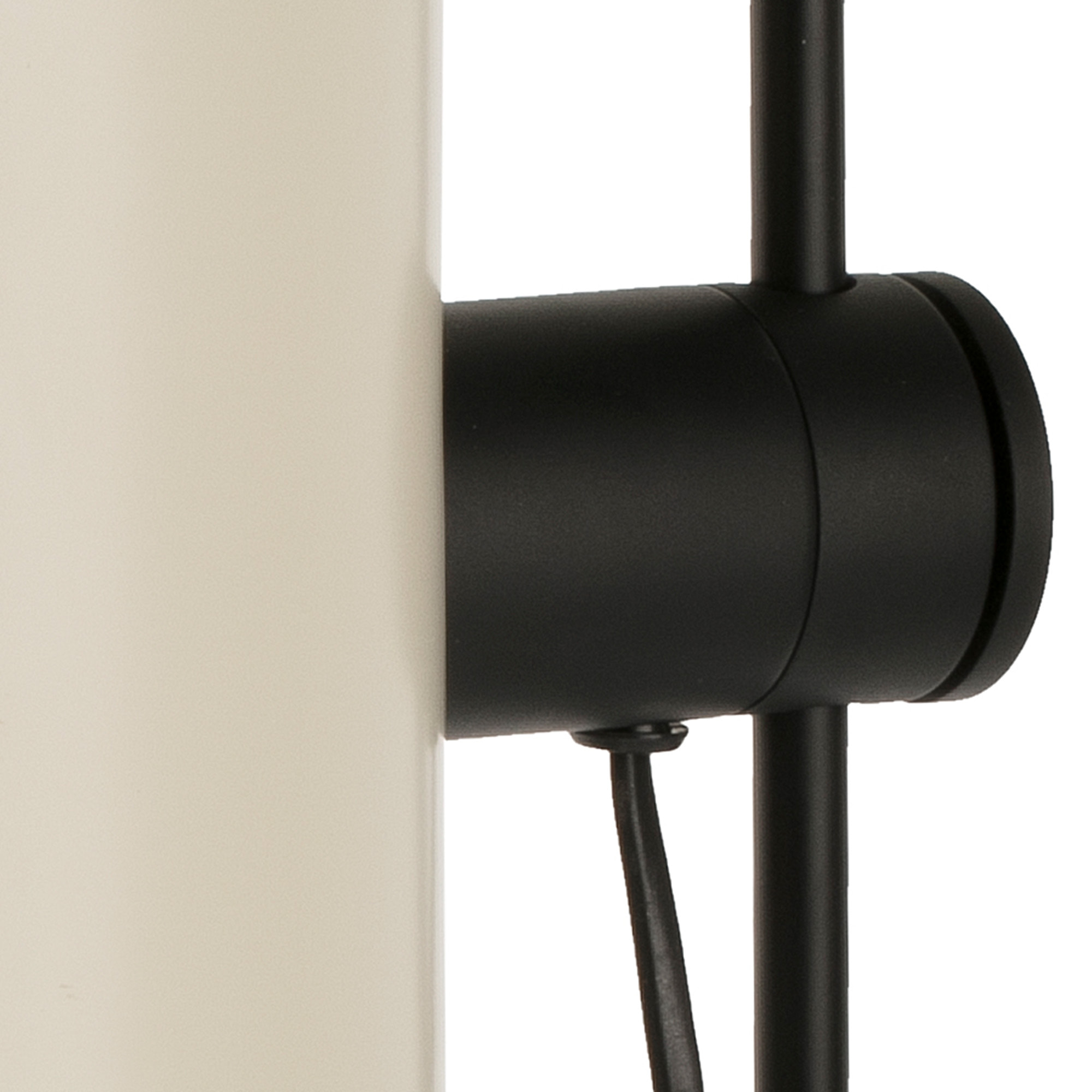GUADALUPE Lampe de table noire/beige