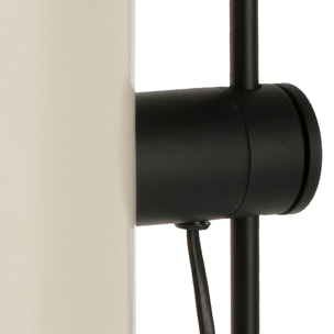 GUADALUPE Lampe de table noire/beige