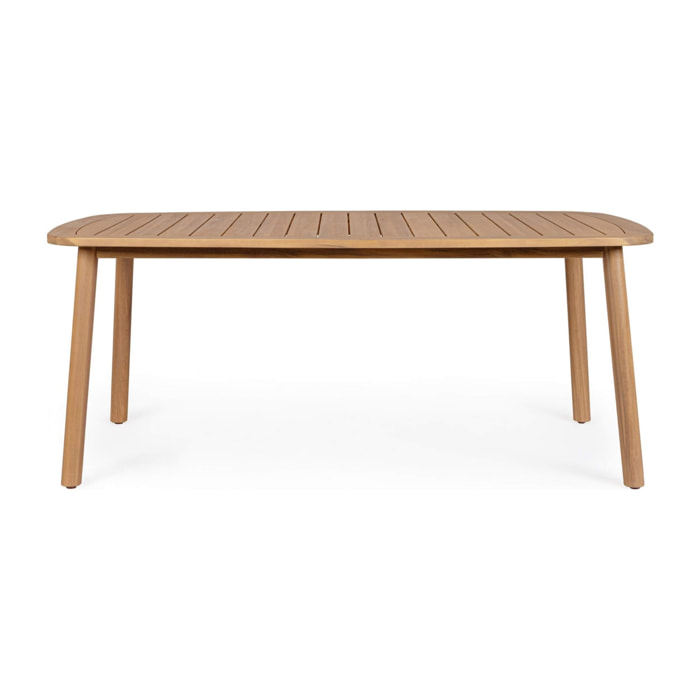 Tavolo fisso GIRONA in legno di acacia, 183×99 cm