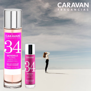 Caravan fragancias - caja de regalo con 2 perfumes nº34 de 150 ml, para mujer