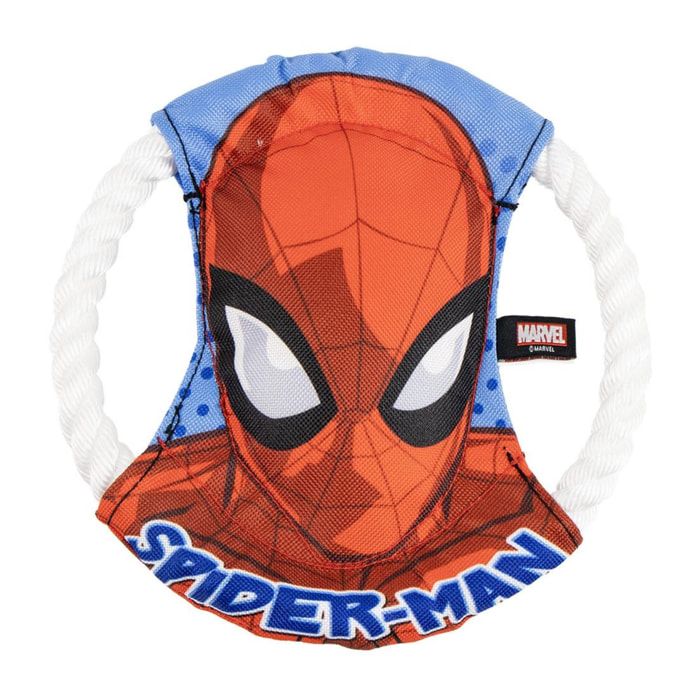 Frisbee para perros con cuerda diseño spiderman