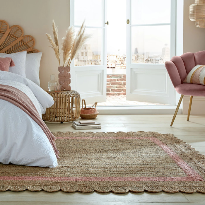 Tapis jute naturel GRACE
