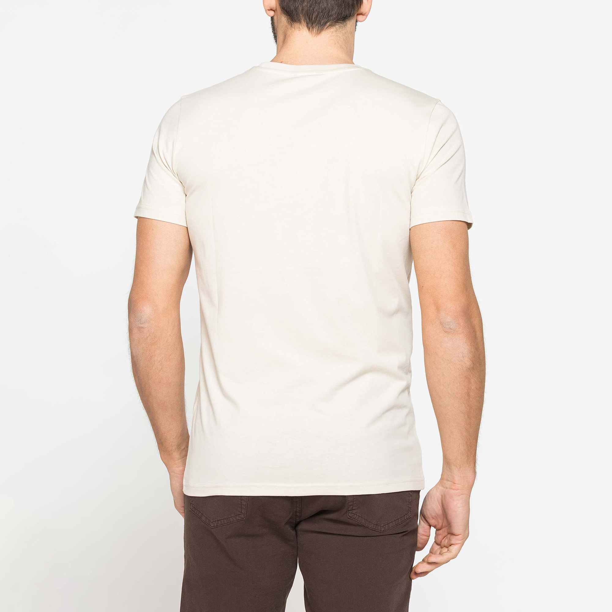 T-SHIRT GIROCOLLO DA UOMO CON STAMPE GRAFICHE