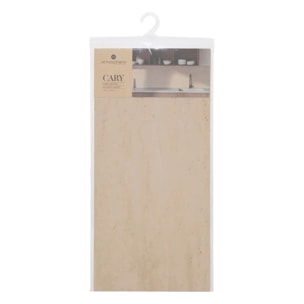 Sticker mural effet travertin Cary beige 58x28cm