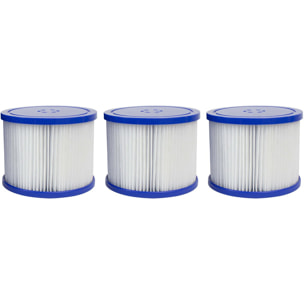 Lot de 3 cartouches de filtration pour Spa gonflable
