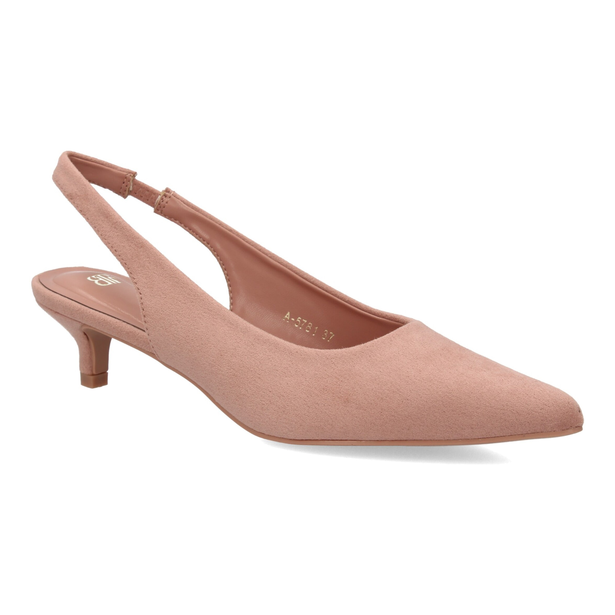 Zapato mujer slingback tacon bajo elegante