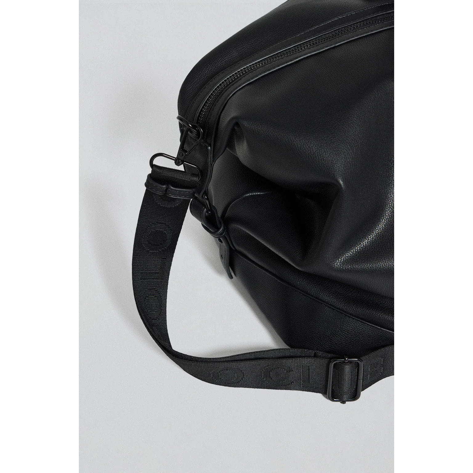 Bolsa negra Kent con cremallera y detalles Polo Club