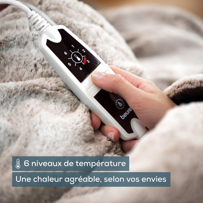 Couverture chauffante XXL Nordic - Beurer HD 150 - 6 niveaux de température