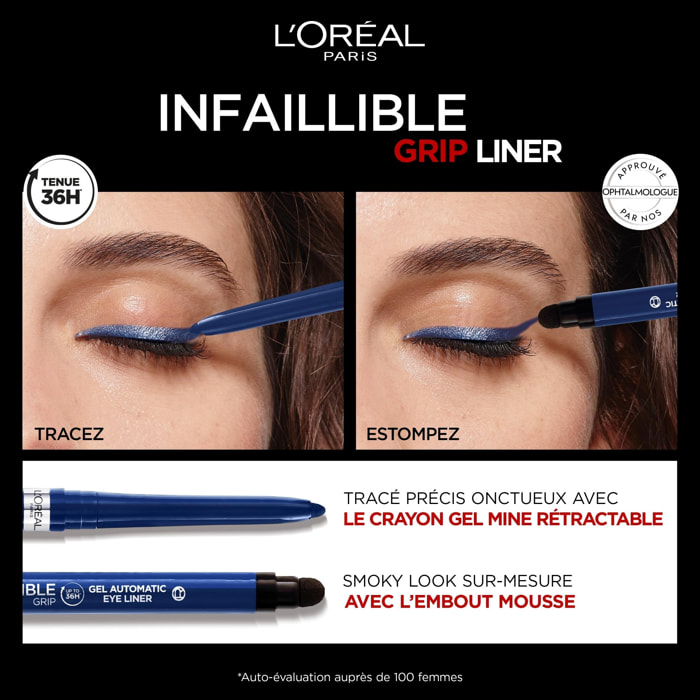 L'Oréal Paris Infaillible grip liner gel automatic Blue Jersey