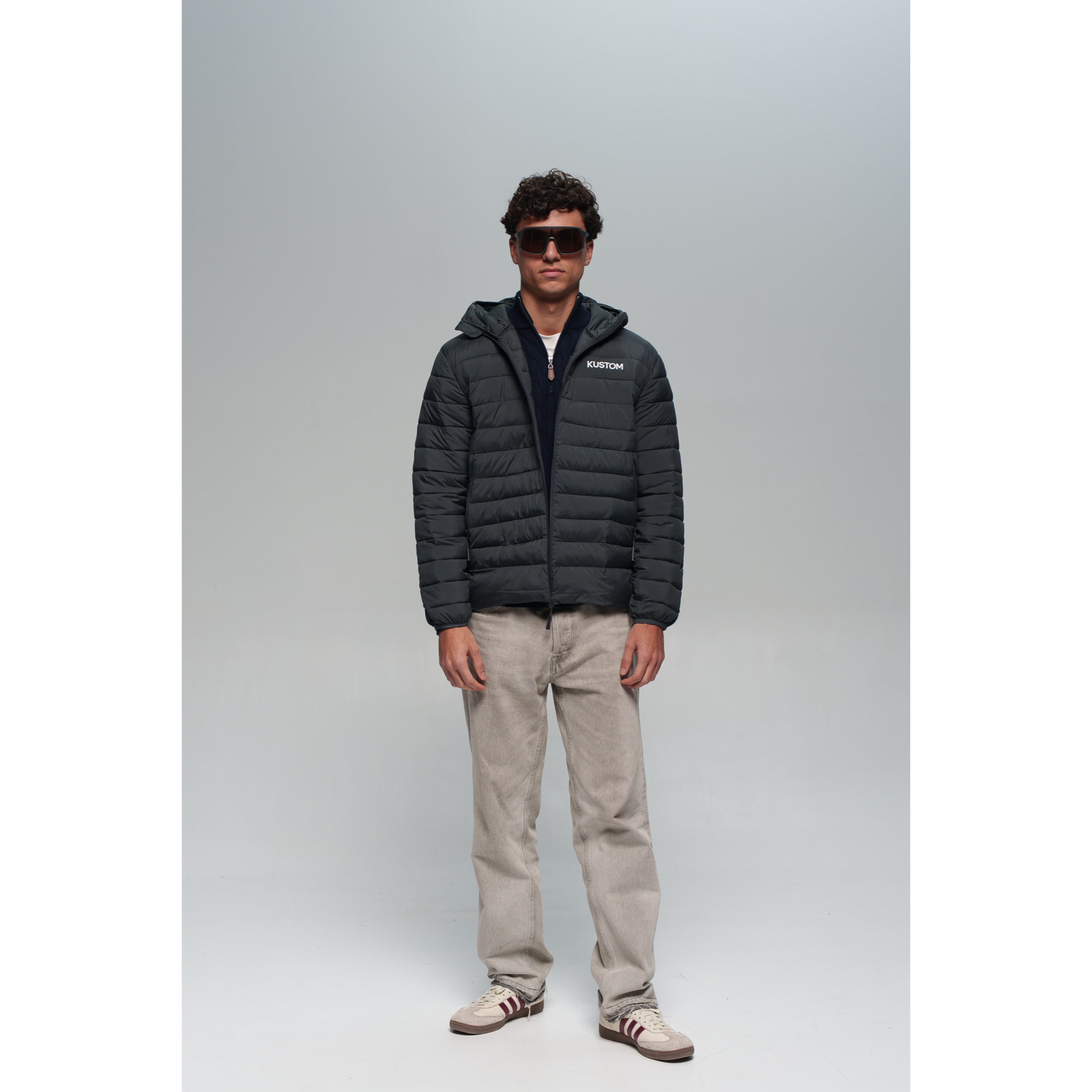 Chaqueta ligera para hombre KUSTOM SOLARA Light - Verde oscuro
