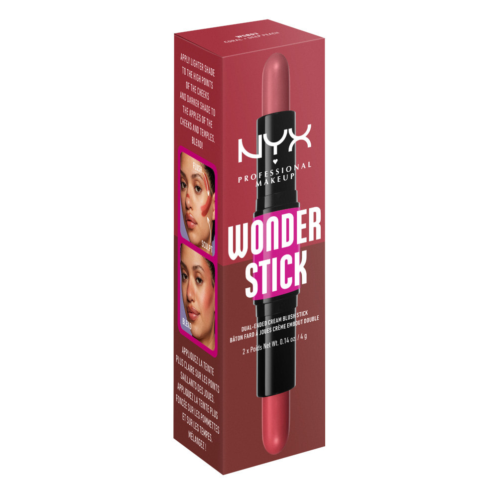 NYX Professional Makeup Wonder Stick Blush Coral + Deep Peach