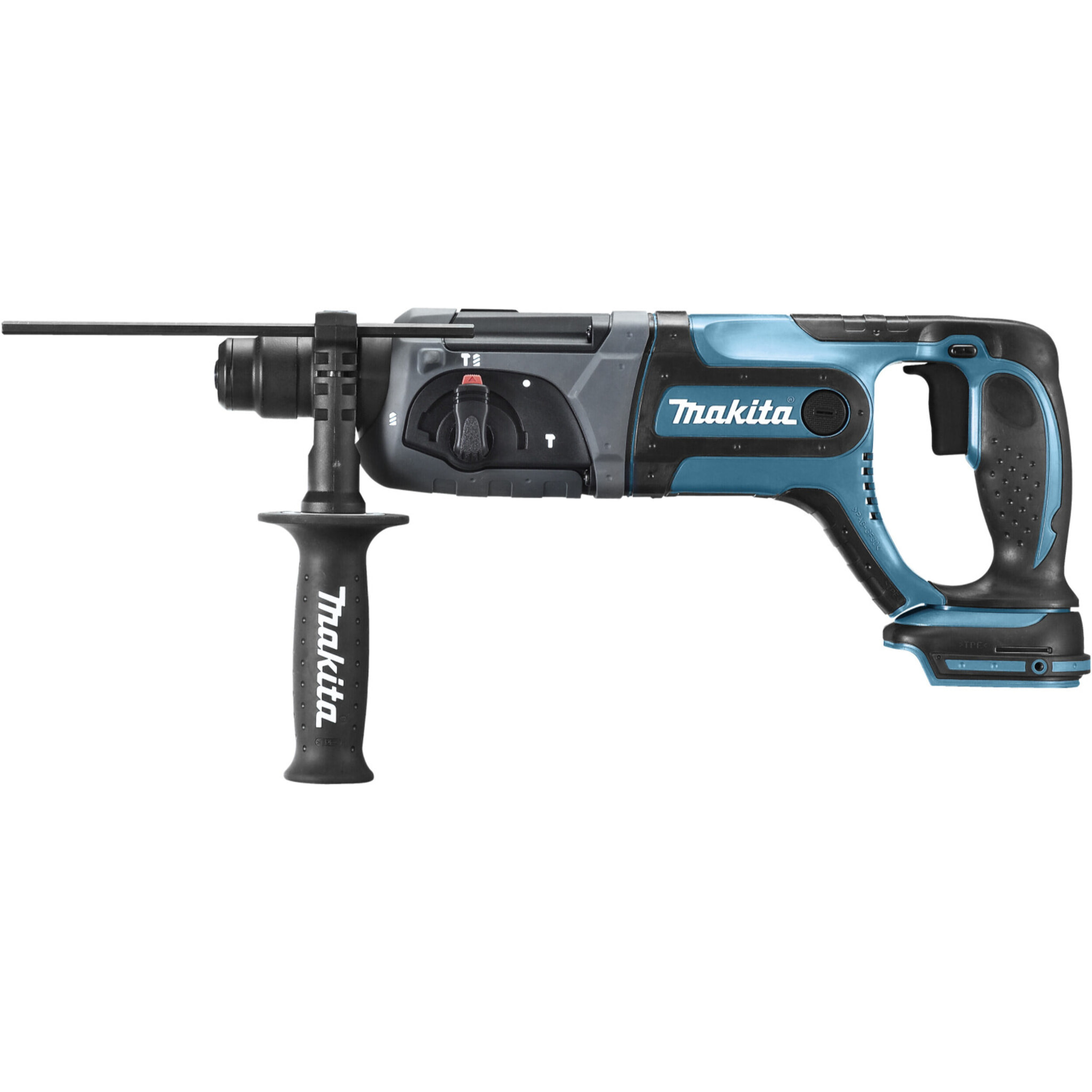 Set de 4 máquinas 18 V Li-Ion 5 Ah MAKITA Amoladora DGA504 + Taladro DDF482 + Taladro DHR241 + Atornillador DTD153 - 2 baterías, cargador, maletín - DLX4080TX1