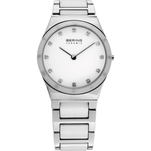 Reloj Bering 32230-764 Mujer Analogico Cuarzo con Correa de Ceramica