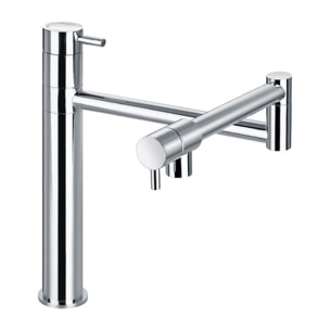 PAINI Mitigeur cuisine Cox Rodeo articulé Bec haut chrome douchette extractible