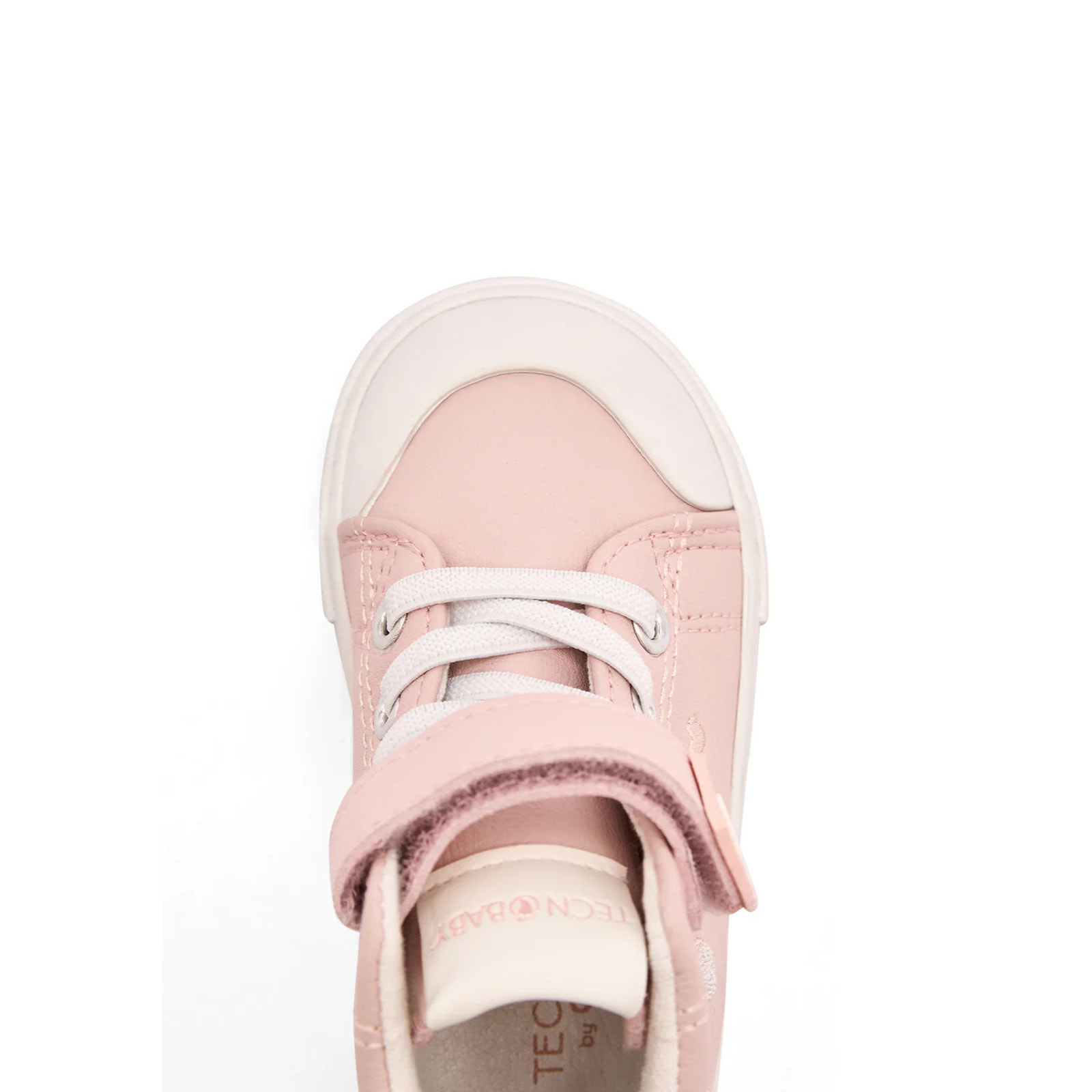 Sneakers alte per neonati con stampa a cuore e design rispettoso