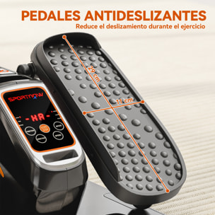 Mini Elíptica Eléctrica para Personas Mayores con 12 Velocidades, Modo Manual y Automático, Control Remoto, Pedaleador Eléctrico Silencioso Portátil con Pantalla LED y Pedales Antideslizantes