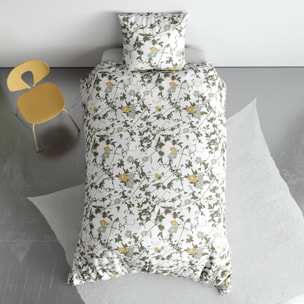 Parure Housse De Couette 2pcs 100% Coton 57fils Hoya