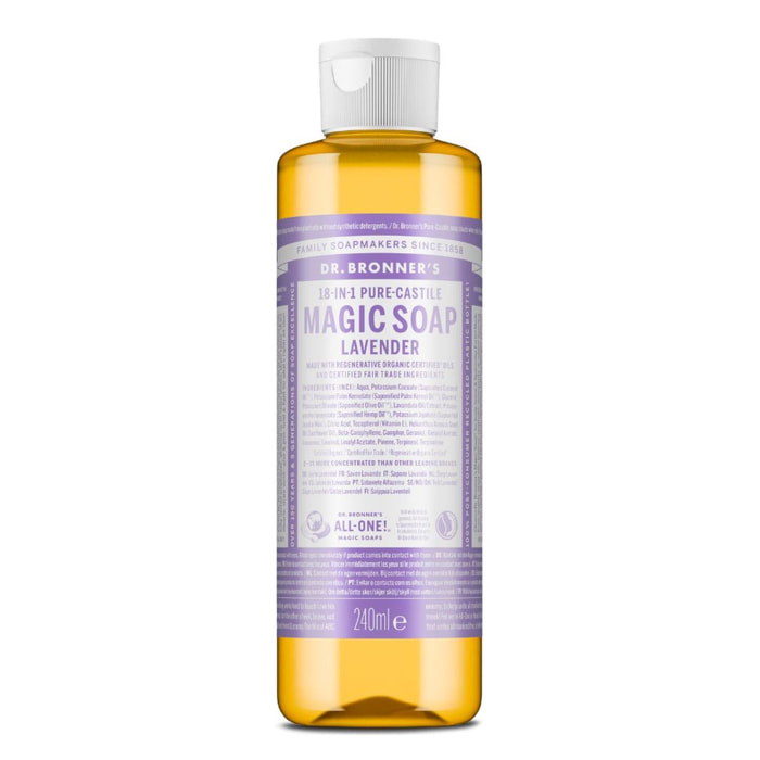 Lavande - Savon de Castille Liquide Naturel 18-en-1