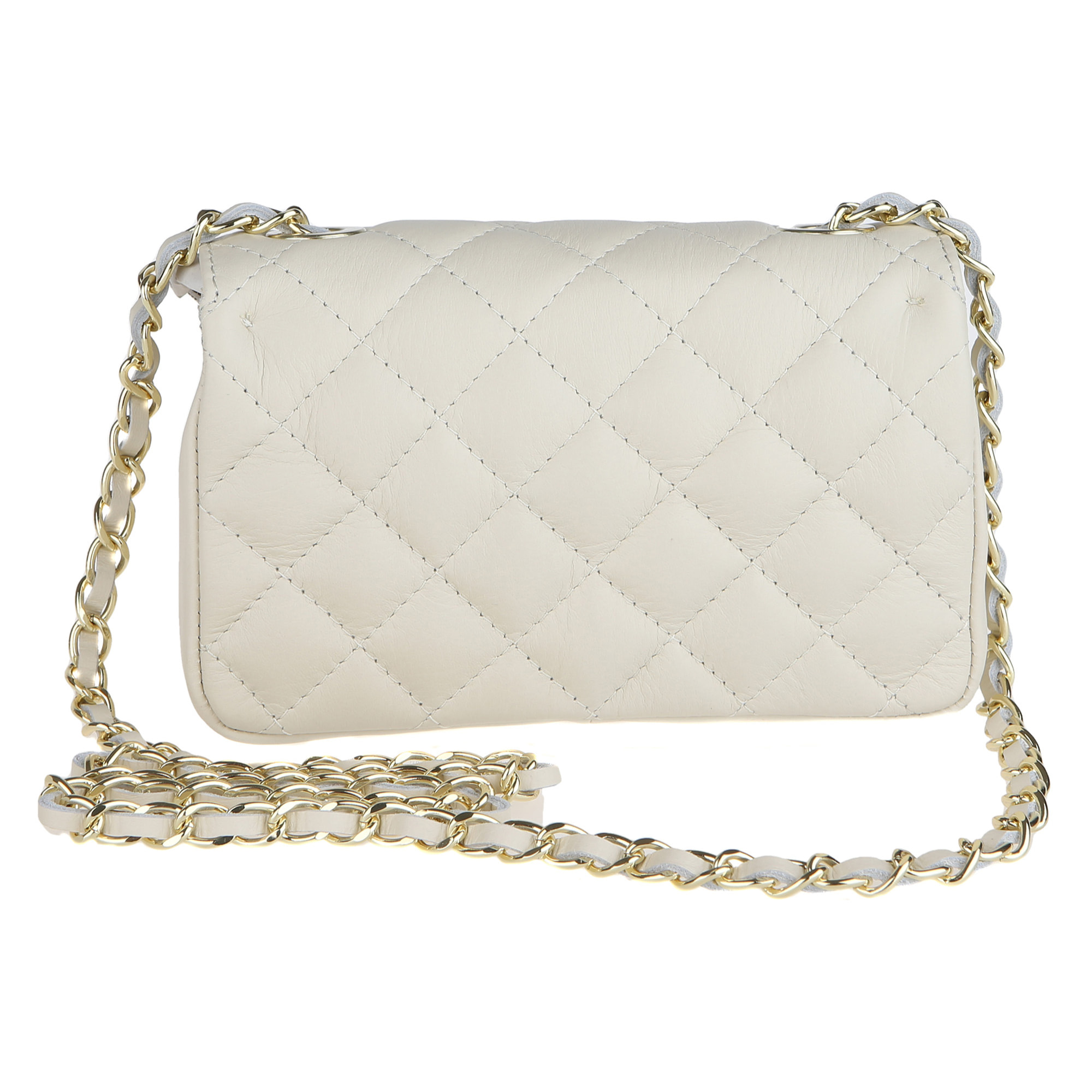 Chicca Borse Borsetta Clutch Beige