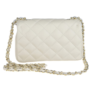 Chicca Borse Borsetta Clutch Beige