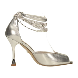 Sandali Donna Tata Italia Argentato