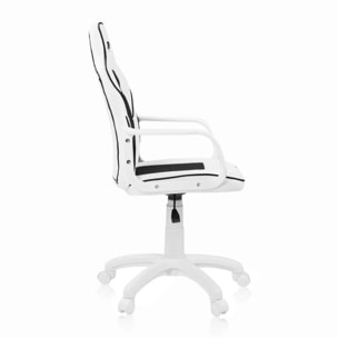 Silla gaming DRW Blanco - Negro DRW