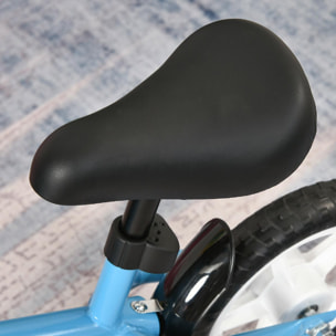 Draisienne enfant selle hauteur réglable acier bleu ciel