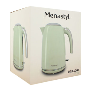 Bouilloire en acier inoxydable 1,7L celadon RETRO