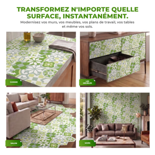 Sticker Sol avec laminat de Protection en Plastique Anti-dérapant | Stickers adhésif Sol - TOMETTES SOL LORIDA -
