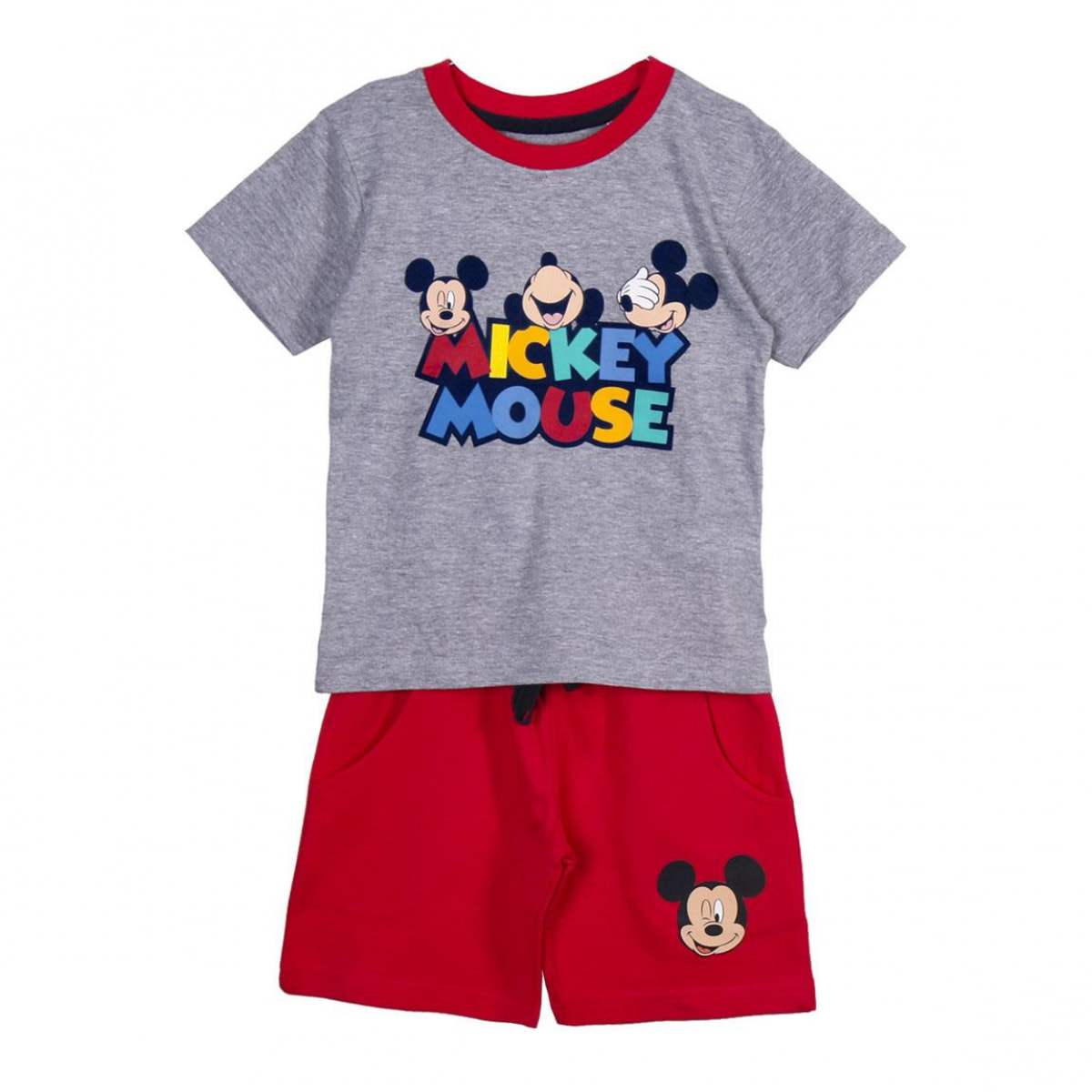 Completo T-Shirt e pantaloncino Topolino Lui Disney Multicolor