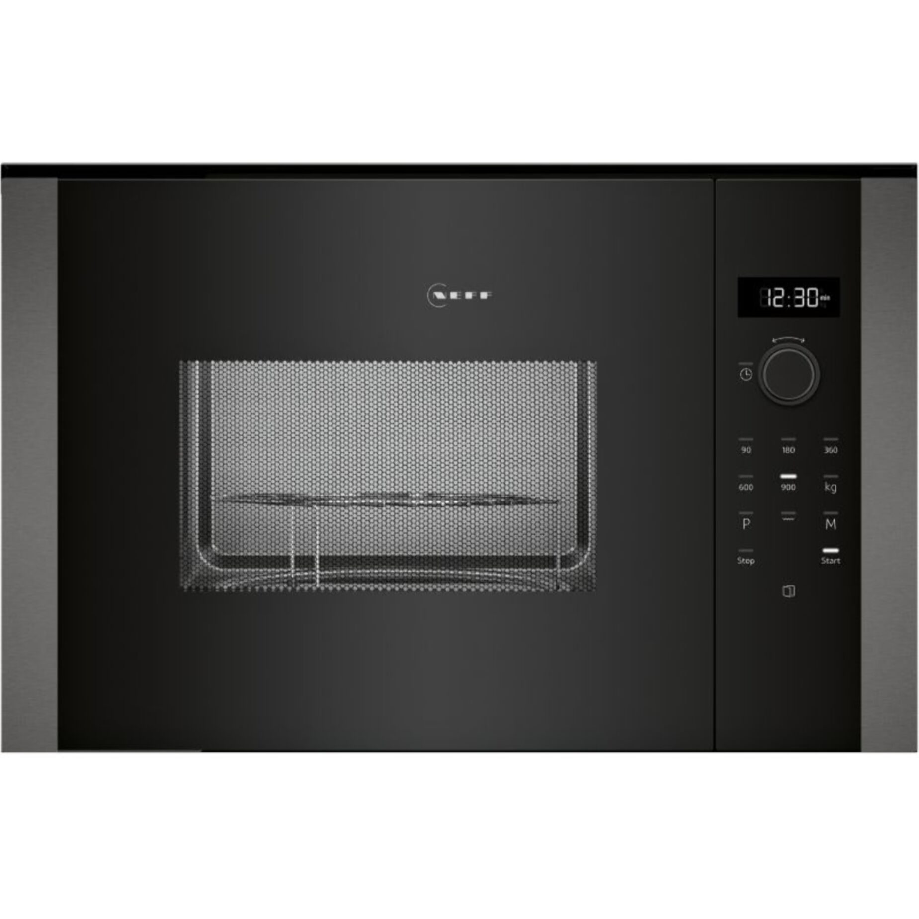 Micro ondes grill encastrable NEFF HLAGD53G0, N50, Graphite-Grey